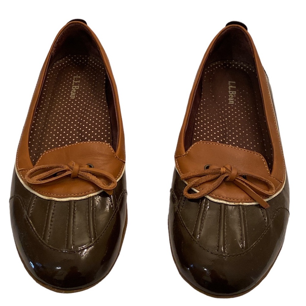 LL Bean Rain Shoes - Brown Rubber Moc